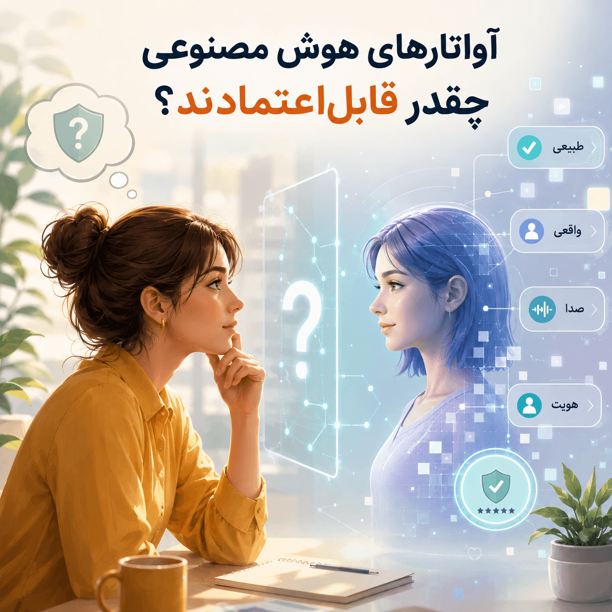 آواتارهای هوش مصنوعی چقدر قابل‌اعتمادند؟